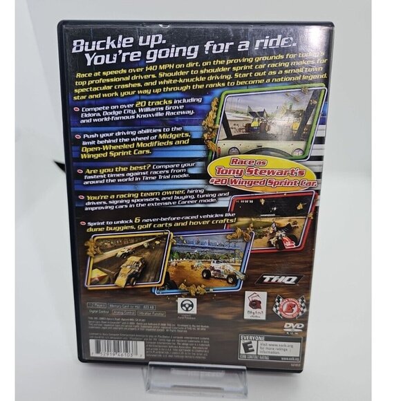 2 for 10 $ Sprint Cars: Road to Knoxville Sony PlayStation 2, 2006 PS2W/ Manual - Picture 2 of 3